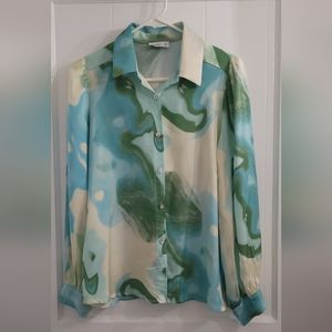 FRNCH Paris Ceiba Blues Blouse